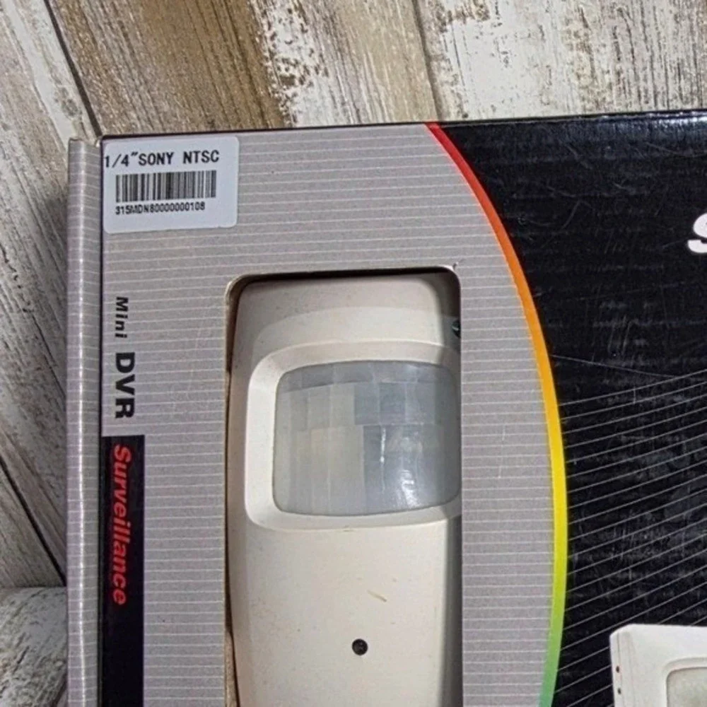 Sony NTSC Mini DVR Surveillance Motion Detector Camera 2GB CAM6601 White